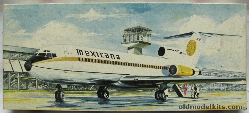 Revell 1/144 Boeing 727 Mexicana - Lodela Issue, H245-895 plastic model kit